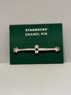 Starbucks Enamel Pin Coffee Hug Arms Lapel Pin NWT